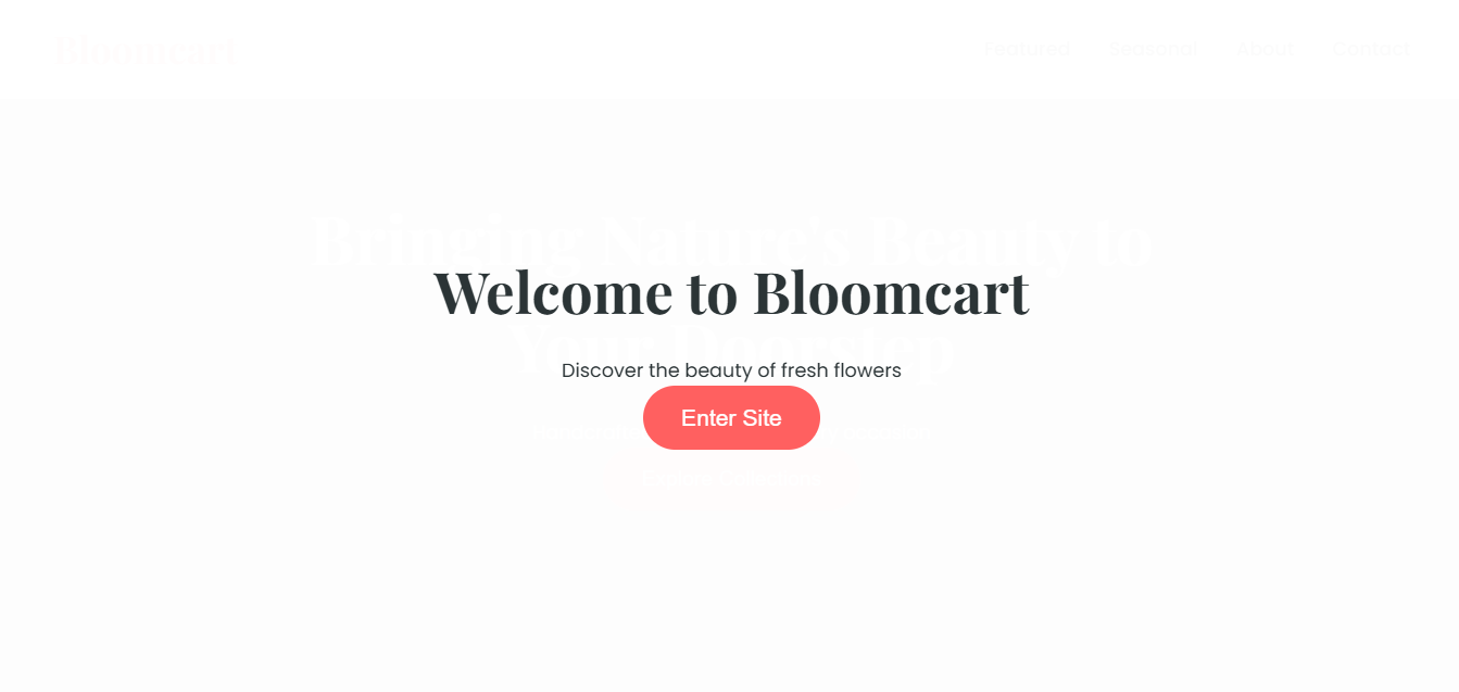 BloomCart Enter Site